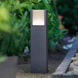 Puristische 40cm hohe Philips myGarden LED Wegeleuchte Arbour in Anthrazit