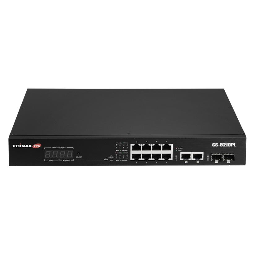 edimax Switch 12x GE GS-5210PL (12 Ports) (GS-5210PL)