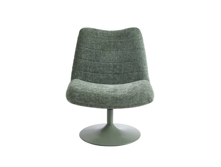 Fauteuil rotatif ANTEA tissu vert