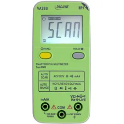 INLINE Multimeter mit Auto-Range und Autoscan, Pocketformat
