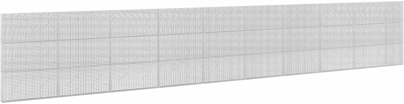vidaXL Gabion avec fil de 3,5 mm et maille de 5x2,5 cm 950x10x150 cm