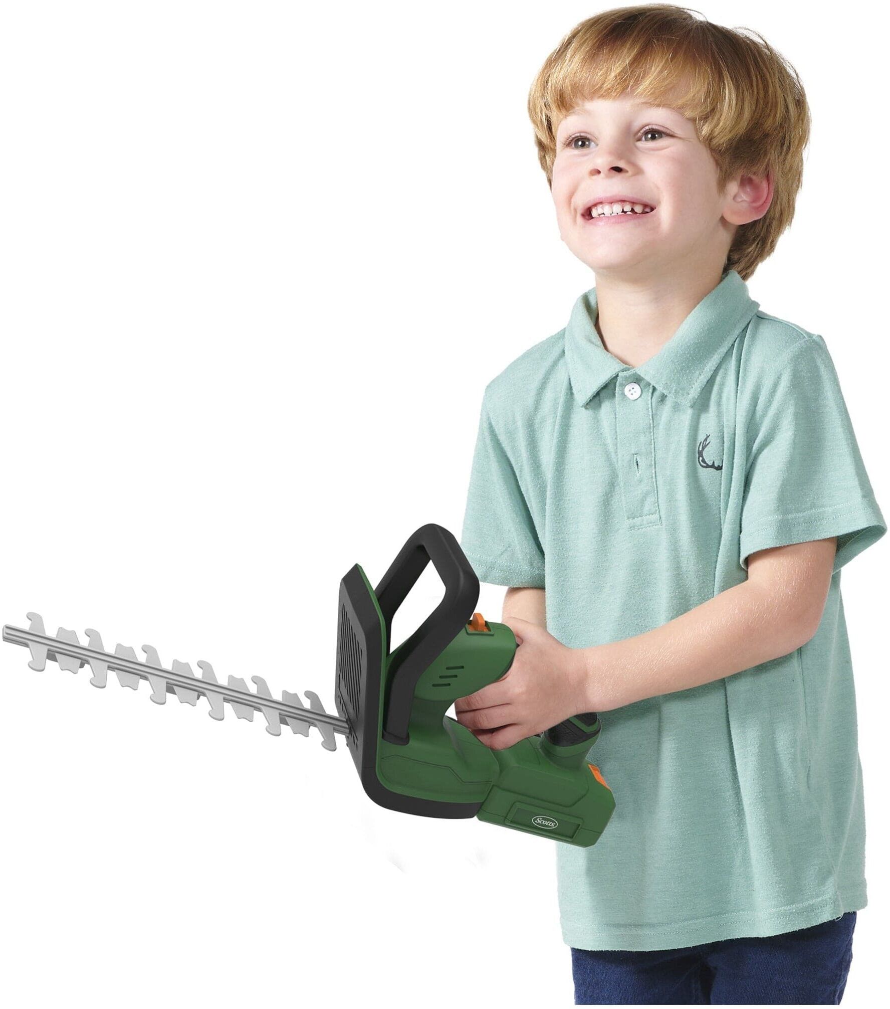 Miracle Gro Kids Scotts Hedge Trimmer Toy Playset for Kids, Gardening Tool, Ages 3 and Up, Red Tool Box