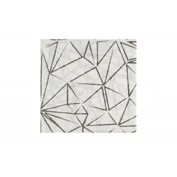 Schachtel mit 400 Softex-Servietten 48x48 Weiß Farbe Funky Dekoriert