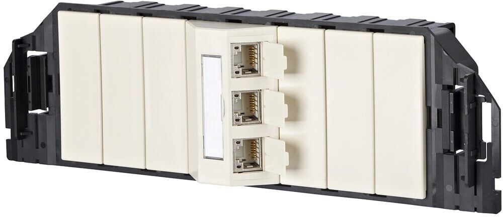 BTR NETCOM Anschlußdose E-DAT subw 3x8(8)GB3 1309310301-E ; Metz Connect)