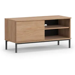 LOWBOARD Queba 1T Hellbraun 100/50/41 cm – TV Möbel Holzoptik klein