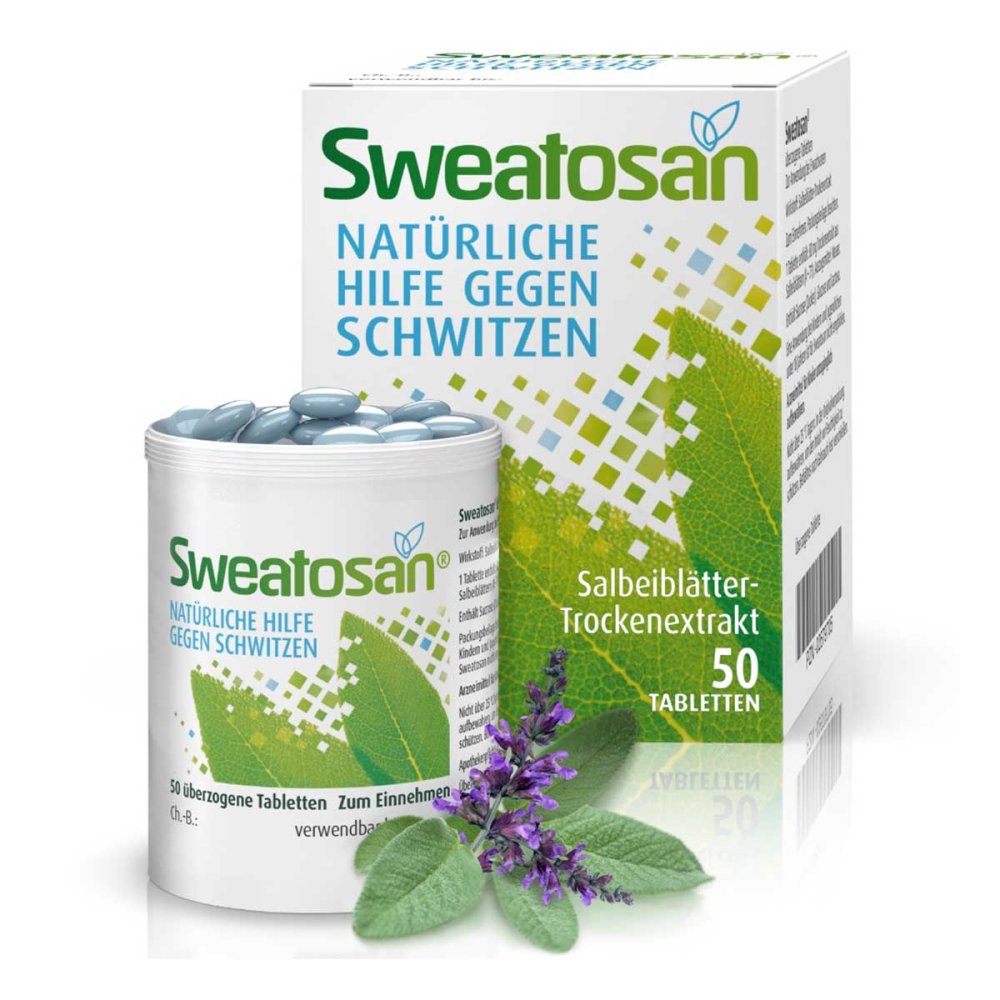 Heilpflanzenwohl GmbH SWEATOSAN pflanzliches Arzneimittel gegen starkes Schwitzen 02679705