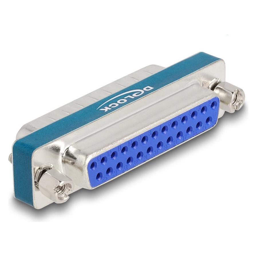 Delock HF/EMI Entstörfilter D-Sub 25 Pin Stecker zu Buchse m (0.05 m) (66549)