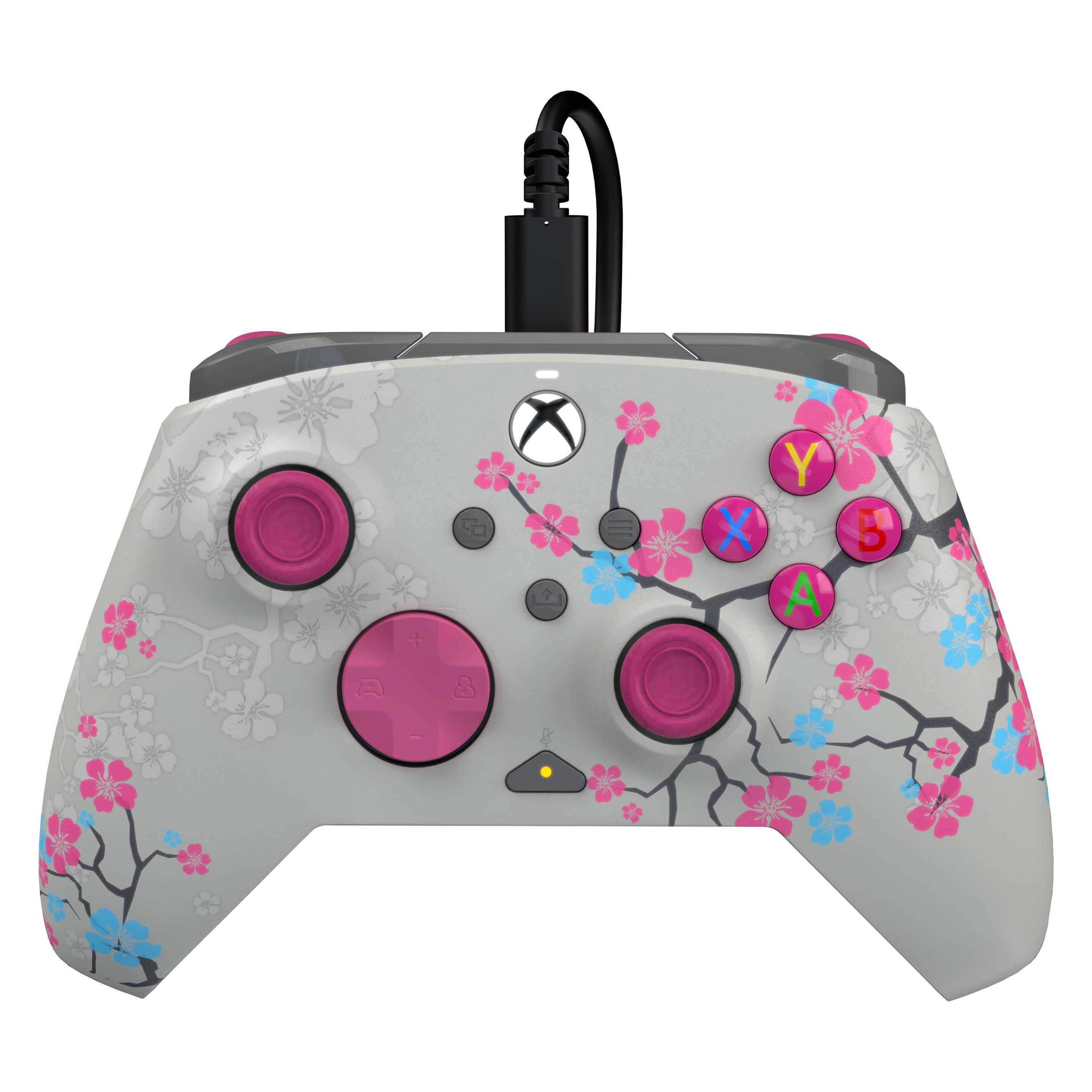PDP Rematch - Blossom (Glow In Dark) - Gamepad - Microsoft Xbox One (PC, Xbox One S, Xbox Series S, Xbox Series X) (049-023-BLSM)