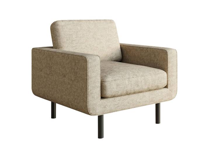 Livetastic Sessel Suburban, Braun, Metall, 70x80x92 cm, Made in EU, Wohnzimmer, Sessel, Sonstige Sessel