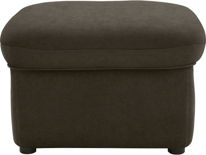 Hocker DOMO COLLECTION Faenza , grau (grau, braun), B:60cm H:41cm T:60cm, 100% Polyester, Hocker, Hocker, DOMO collection Hocker, in großer Farbvielfalt