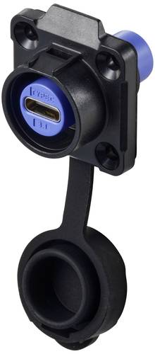 TRU COMPONENTS USB Typ C Einbaubuchse, 4-Loch-Flansch TC-12770468 Inhalt: 1St.
