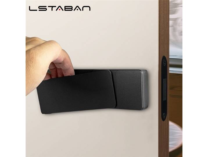 Serrure de porte intérieure en cuivre pur poignée de chambre à coucher en cuivre aspiration magnétique pour enfants éco-serrure silencieuse simple sans poignée en laiton