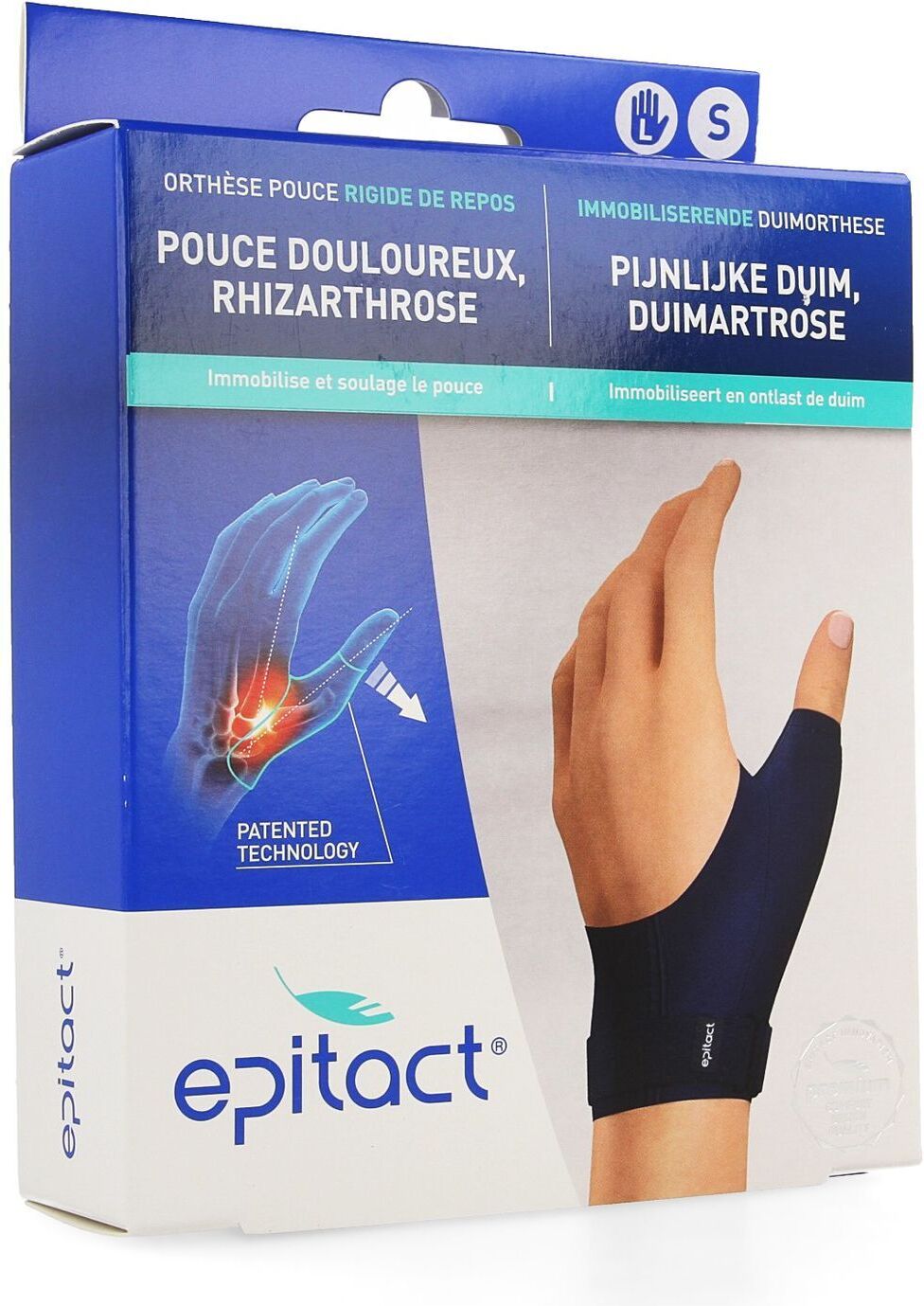 Epitact Orthese Pouce Rigide Gauche S