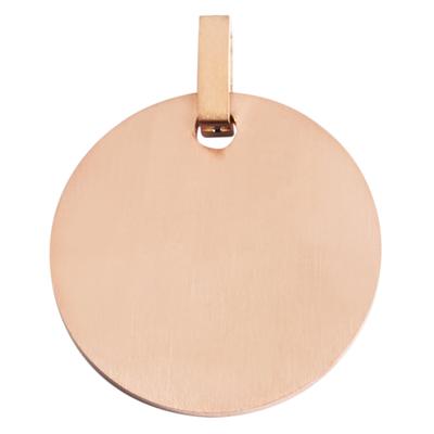 Kettenanhänger ADELIA´S "Anhänger – Anhänger aus Edelstahl", rosa (gold), Schmuckanhänger, Damen, Edelstahl, Kettenanhänger, Ein Geschenk, das Freude macht