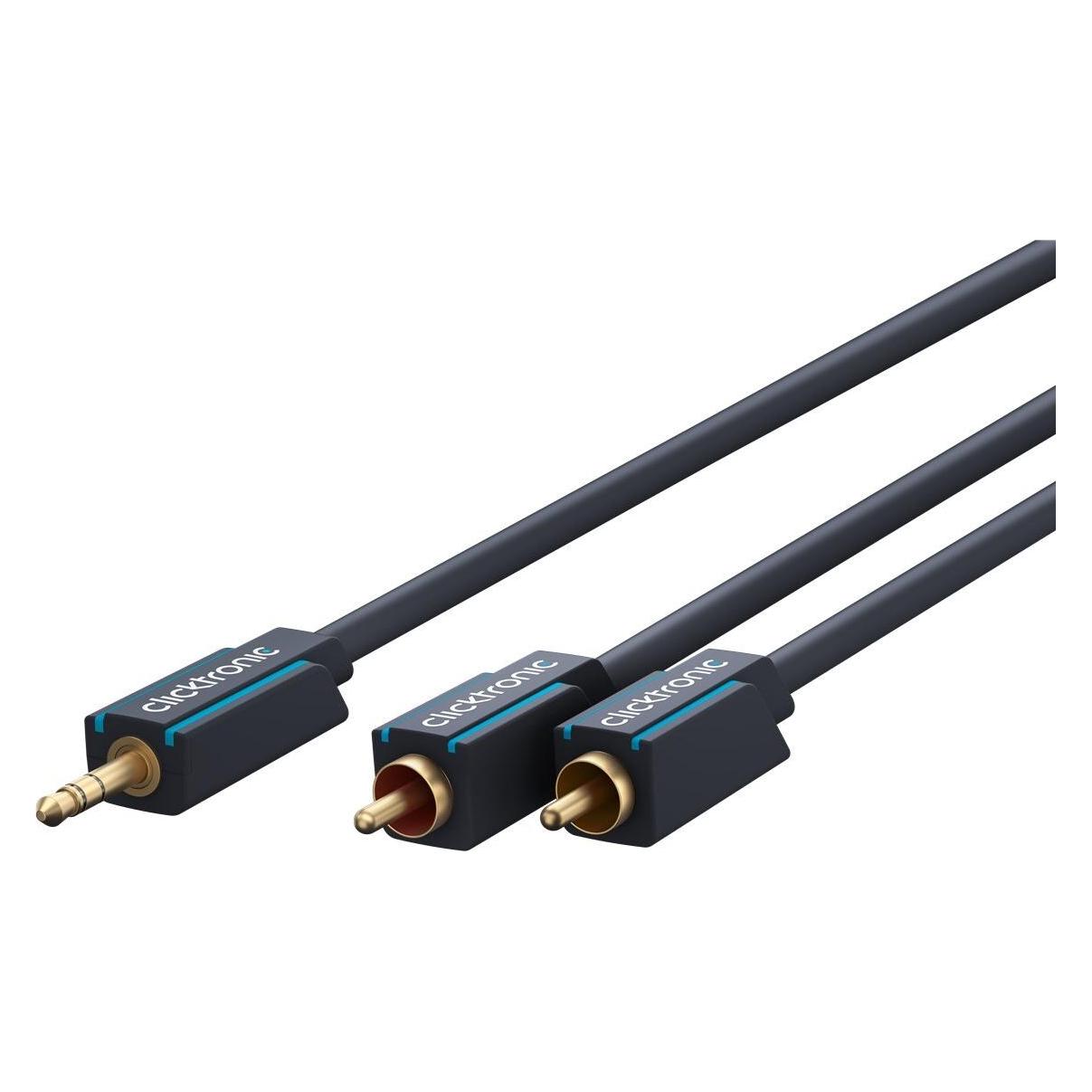 Goobay MP3-Adapterkabel (10 m, AUX Kabel, Cinch Kabel) (70471)