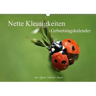 Geburtstagskalender 'Nette Kleinigkeiten' (Wandkalender immerwährend DIN A3 quer)