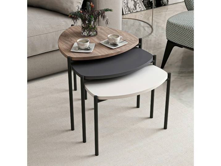Table gigogne triangulaire (lot de 3) JENA - Multicolore