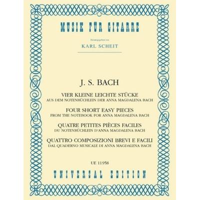 Bach, J: 4 kleine leichte Stücke -