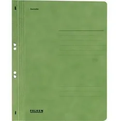Falken Ösenhefter 80003890 DIN A4 ganzer Deckel Behördenheftung grün