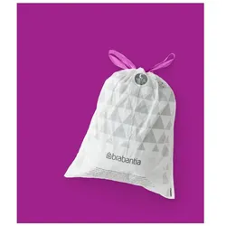 Brabantia PerfectFit Bags, Abfallsack, Weiss