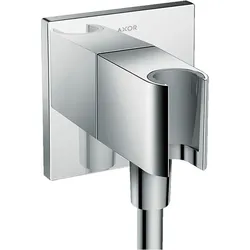 hansgrohe AXOR ShowerSolutions FixFit Portereinheit Square, 36734000, Farbe: Chrom