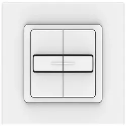Somfy Zweifach-Rollladenschalter inkl. Rahmen 1800506