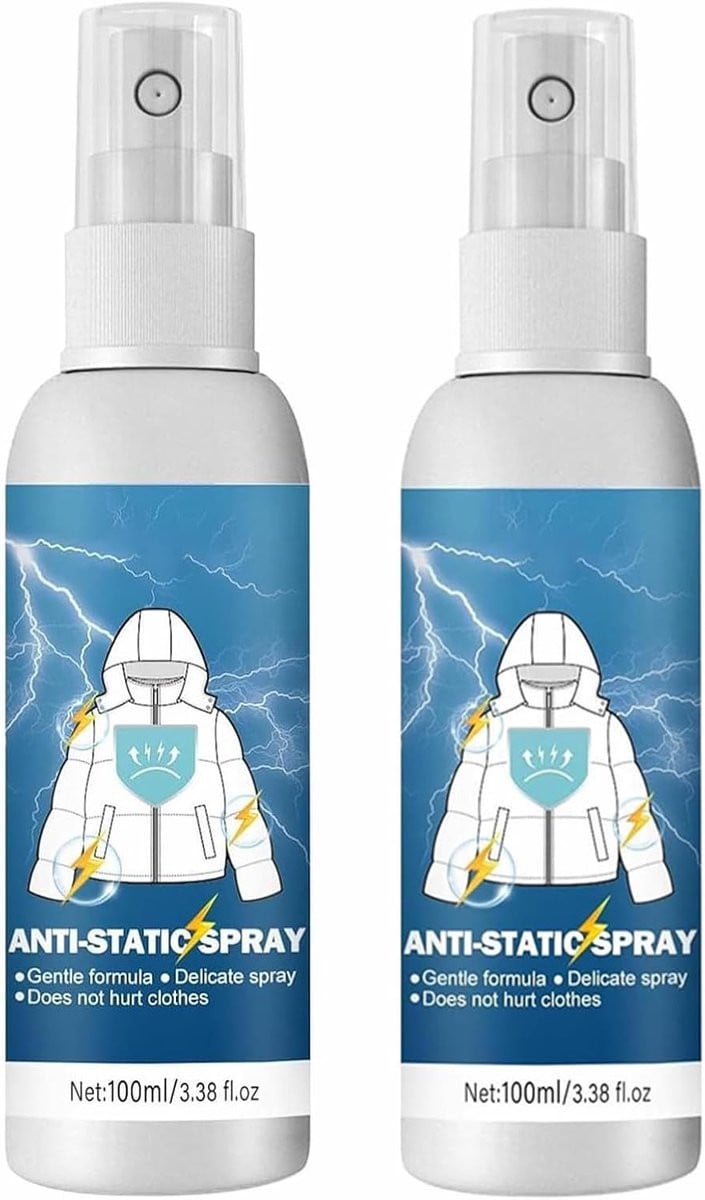 ShopVlot Antistatische spray voor kleding, textiel en meubels - 100ml - Wit