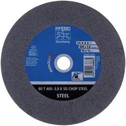 Pferd, Schleifmittel, 80 T 400-3,8 K SG CHOP STEEL/25,4 66324093 Trennscheibe gerade 400 mm 10 S