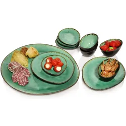 Sänger Geschirr, Serviergeschirr, Servierplatten Set Palm Beach