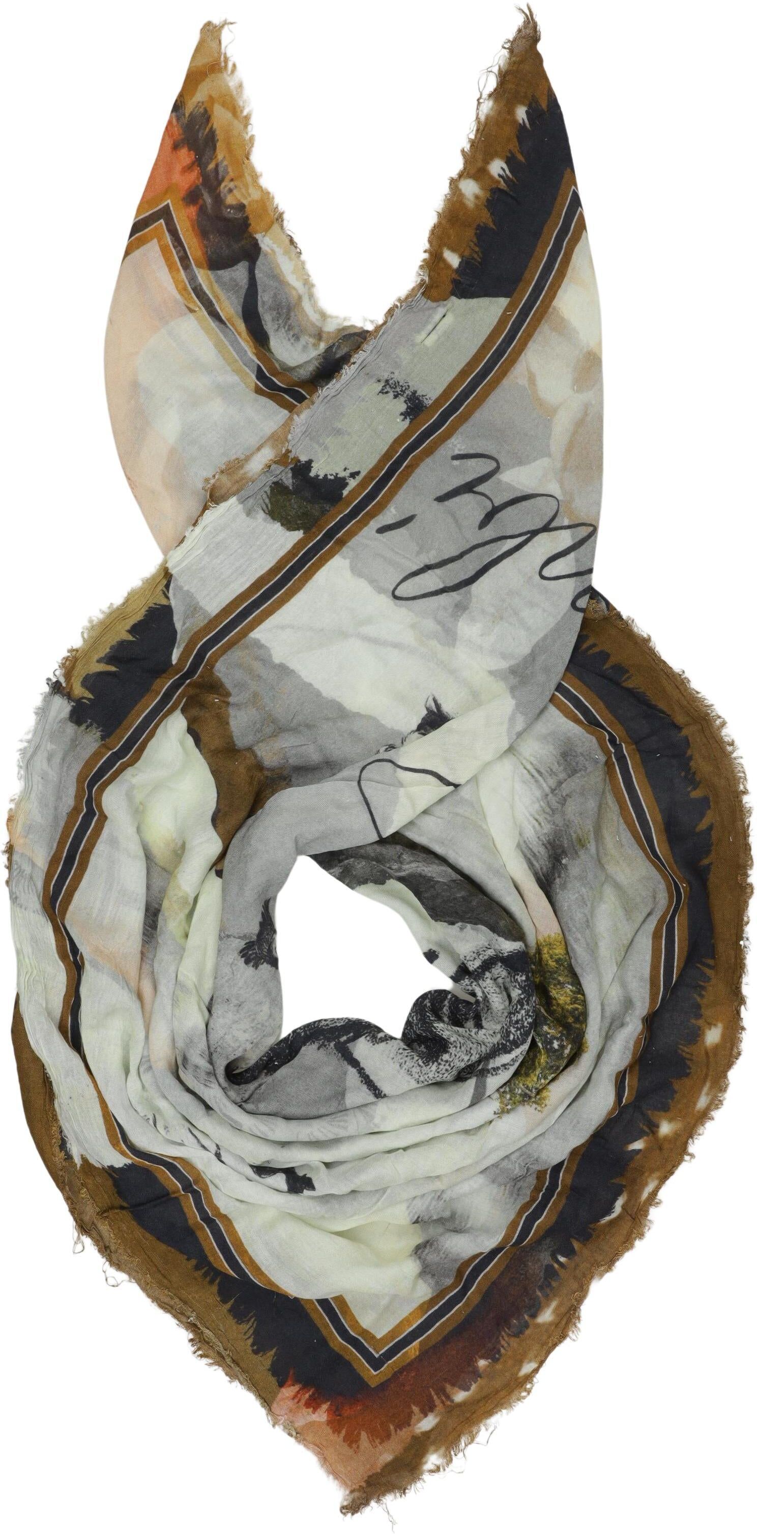 Codello Damen Schal oder Tuch, Mehrfarbig, Modal - Second Hand