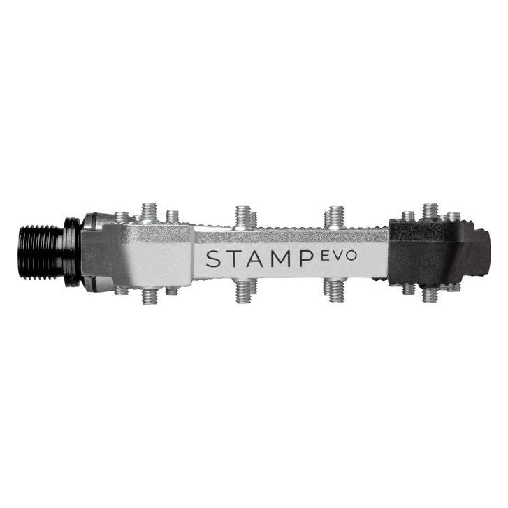 Crankbrothers Stamp Evo Small Plattform-Pedal, silver (321-050-17228)