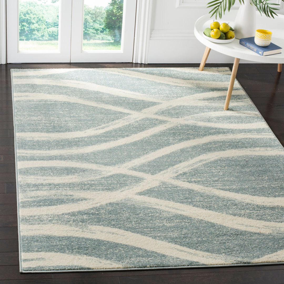 Metro Parkinson Power Loom Rug Cream/Slate Rectangle 122 x 183 cm