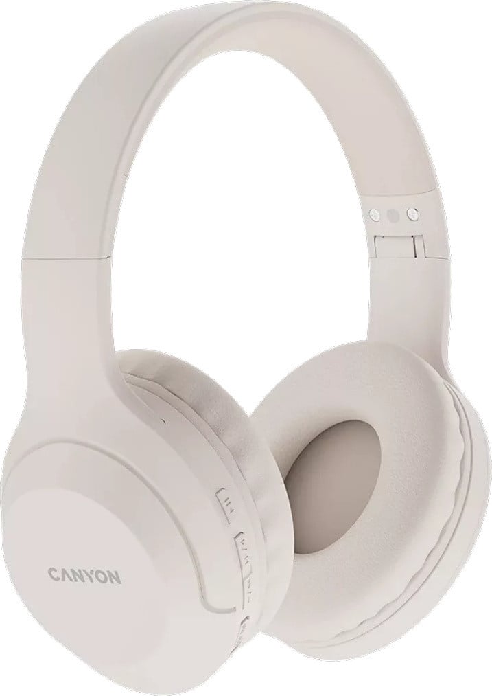 Canyon BTHS-3 Bluetooth-hoofdtelefoon, over-ear, stereo, beige