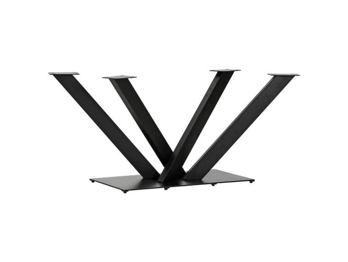 Landscape Tischgestell Setup, Schwarz, Metall, Bodenplatte, 70x73x150 cm, Esszimmer, Tische, Esstische, Tischsysteme, Tischgestell