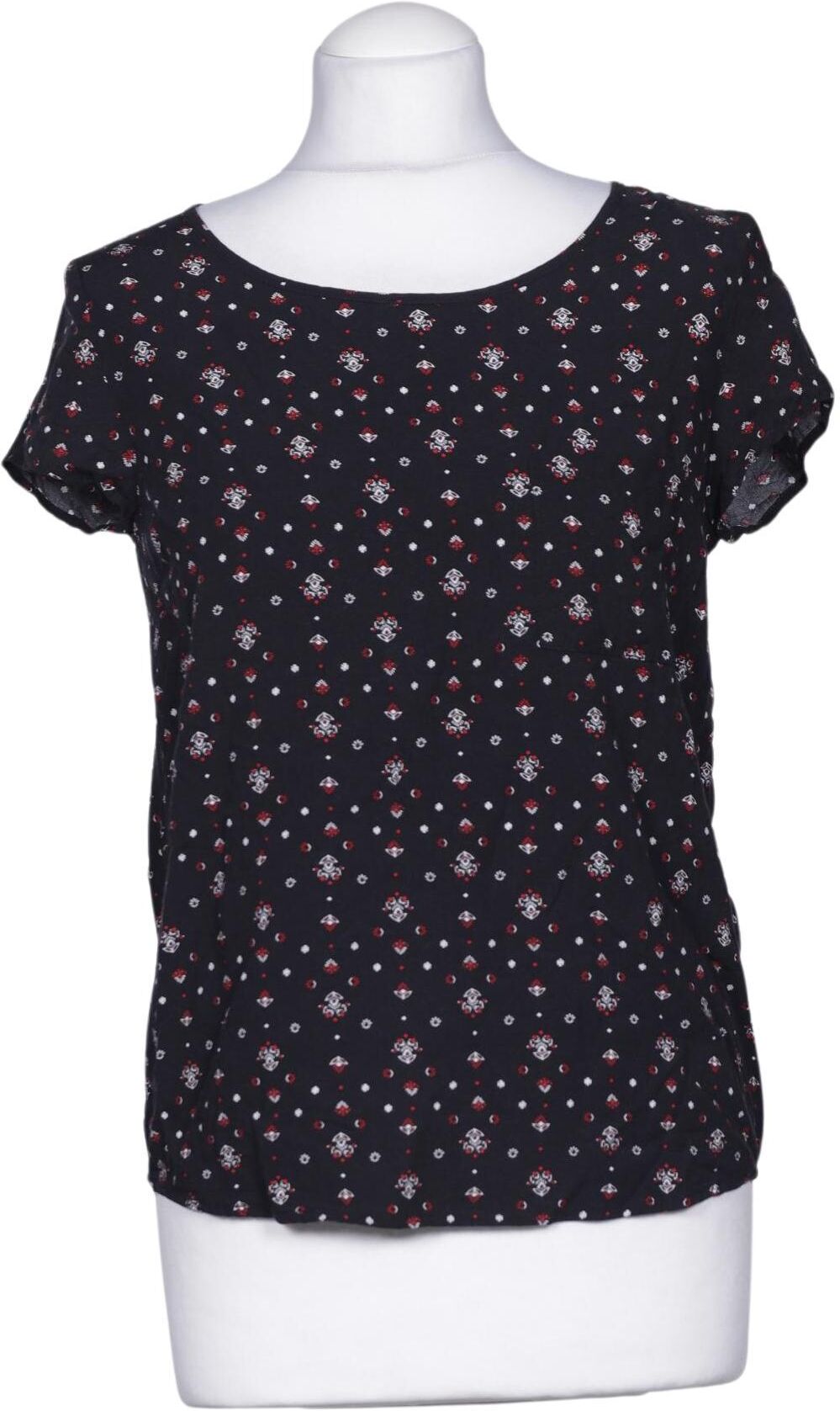even odd Damen Bluse, Schwarz, Gr. S, Viskose - Second Hand