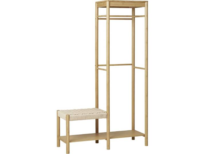 House Nordic Kledingrek Ember - 95x36x165 cm - Naturel - Bamboe