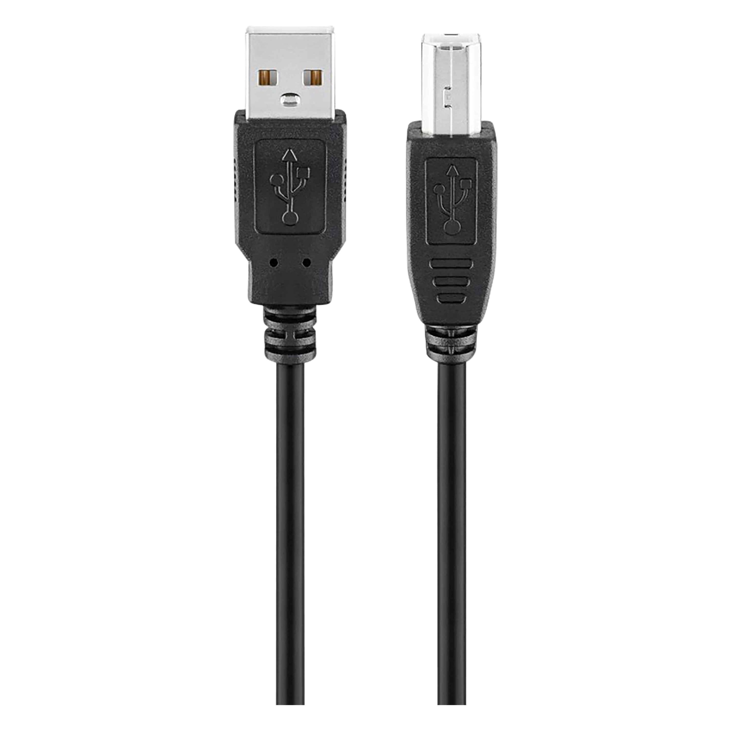 Goobay USB AB 500 HiSpeed USB Kabel USB A USB B (5 m, USB 2.0) (68902)