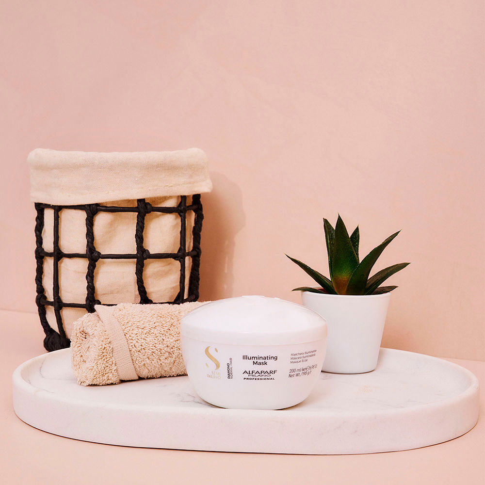 Alfaparf Milano Semi Di Lino Diamond illuminating mask 200 ml
