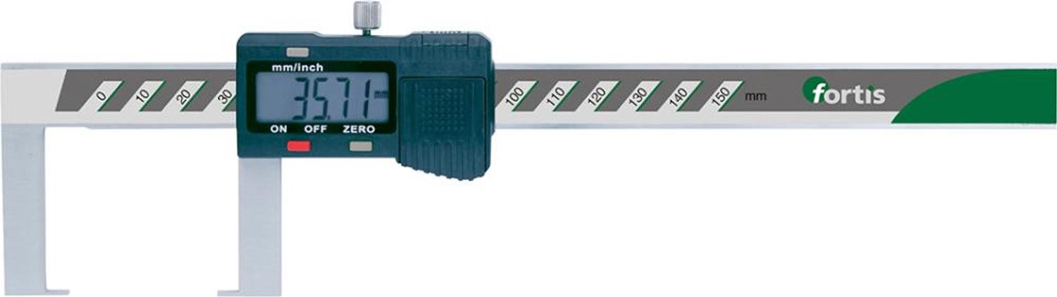 Fortis Digitale inwendige schuifmaat voor groefmetingen 150/0,01 mm