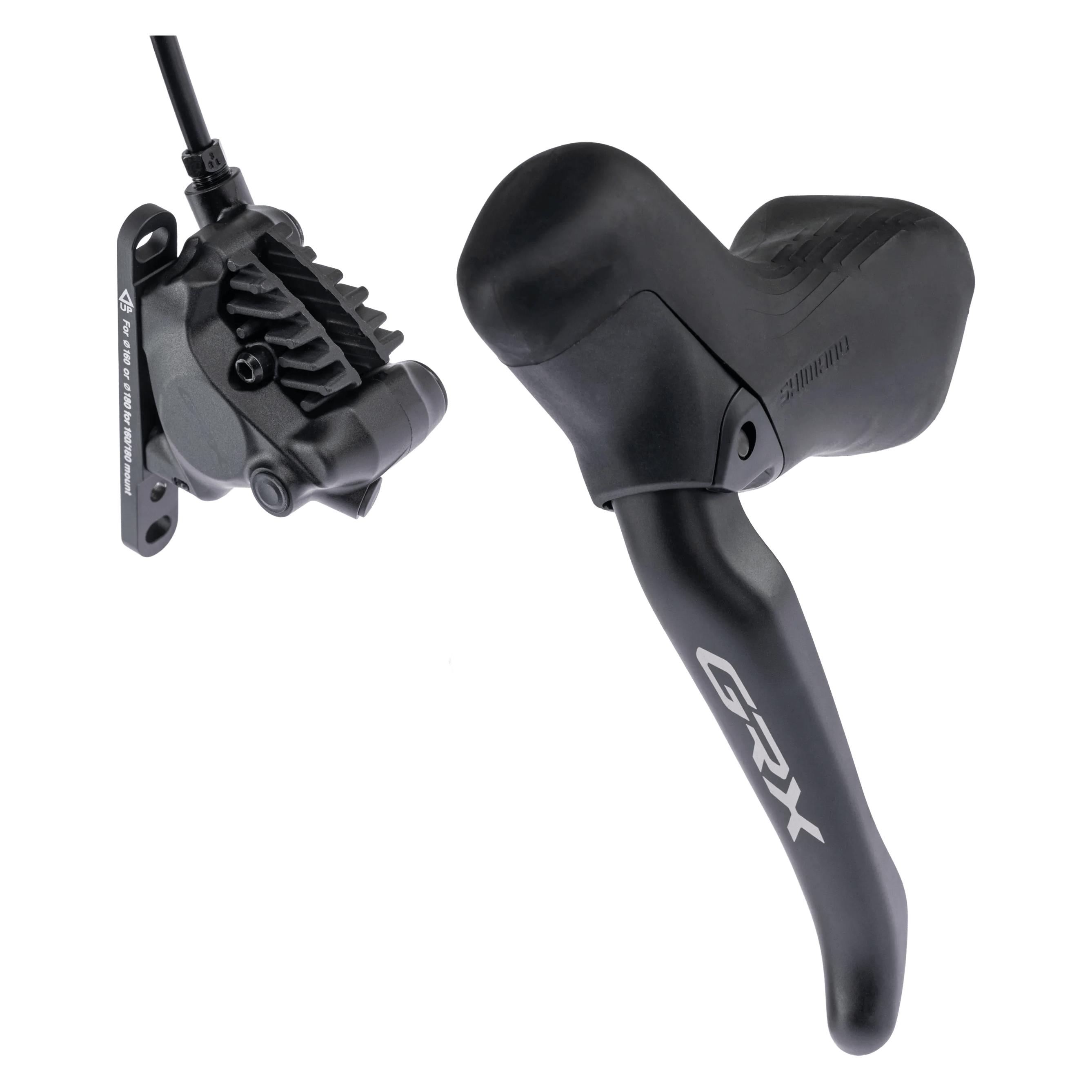 Shimano Scheibenbremsen-Set GRX BR-RX410 mit BL ST-RS717 (Vorderradbremse, Bremsset, 2) (IRS7174DLF6SC100)