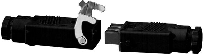 Somfy Connecteur Hirschmann 9701566 noir IP54 16A (9701566)