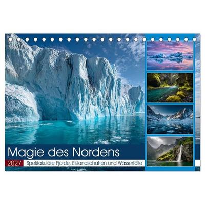 Magie des Nordens (Tischkalender 2027 DIN A5 quer), CALVENDO Monatskalender
