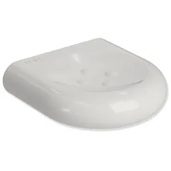 Hewi 477 Seifenhalter 477.02.10097 lichtgrau, 97mm, mit Noppen