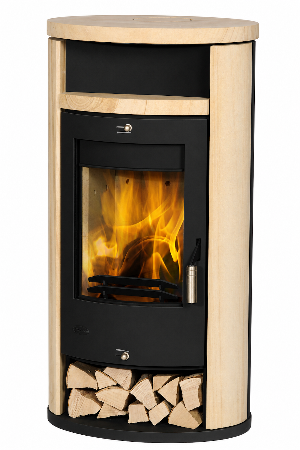 FIREPLACE ALICANTE Loticstone schwarz 8 kW.H1137xB595xT469 mm,165 kg 16989648