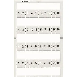 WAGO WMB-Bezeichnungssystem W:1-10 je(10x) 793-5502