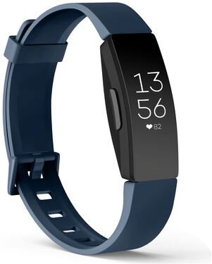 Inspired Finds Premium Silicone Band For Fitbit Inspire 2 & Inspire HR Soft, Breathable, And Adjustable Replacement Wristband blue size L