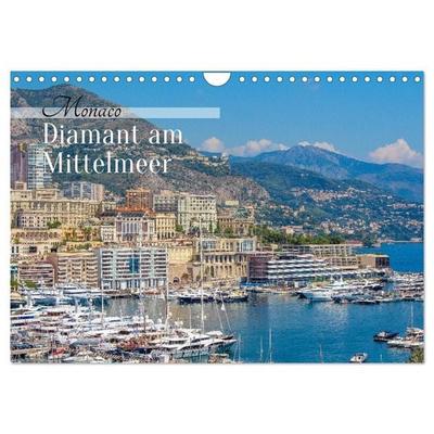 Monaco - Diamant am Mittelmeer (Wandkalender 2027 DIN A4 quer), CALVENDO Monatskalender
