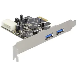 DeLock PCI Express card > 2x USB 3.0 USB-Adapter PCI Express x1 5 Gbps PCI-Express