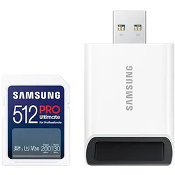Samsung SD Card PRO Ultimate 512GB inkl. USB-Kartenleser