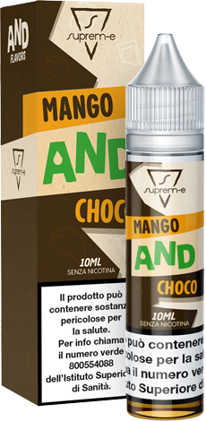 Suprem-e Mango And Choco Liquido Mini Shot Mix 10ml Mango Cioccolato Bianco Graham Cracker